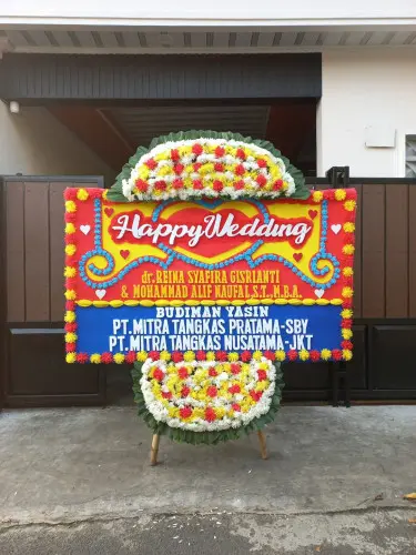 Papan Bunga Pernikahan kademangan