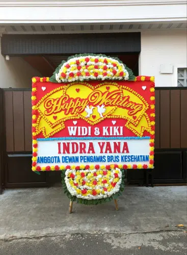 Papan Bunga Pernikahan kademangan